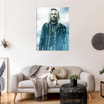 Vince Neil Motley Crue Rock Music Singer Wall Art Print Poster