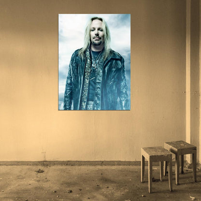 Vince Neil Motley Crue Rock Music Singer Wall Art Print Poster