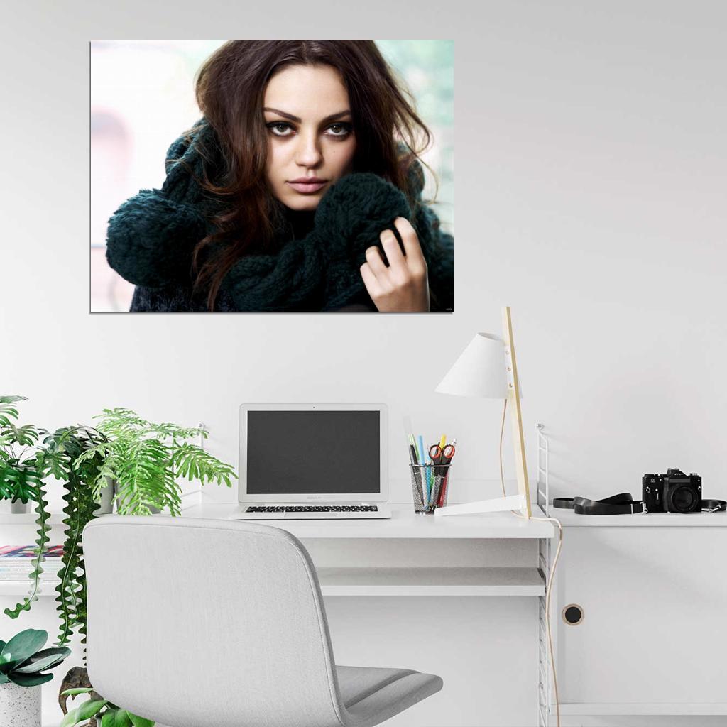 Mila Kunis Hot Portrait Actress Wall Art Print Poster