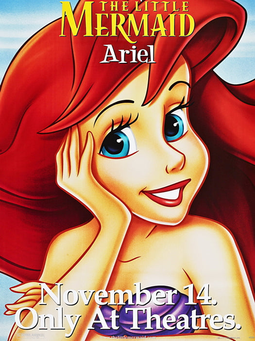 The Little Mermaid Ariel Painting Wall Art Print Poster