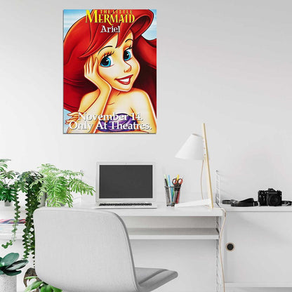 The Little Mermaid Ariel Painting Wall Art Print Poster