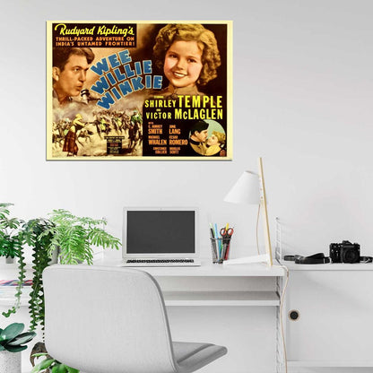 Wee Willie Winkie 1937 Classic Movie Vintage Wall Art Print Poster
