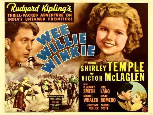 Wee Willie Winkie 1937 Classic Movie Vintage Wall Art Print Poster