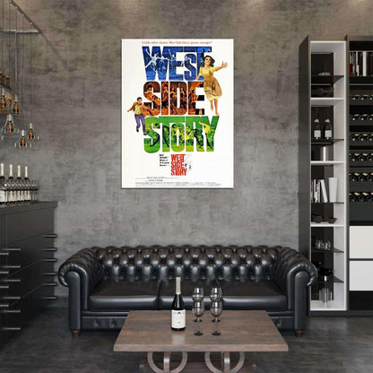 West Side Story 1961 Classic Movie Vintage Wall Art Print Poster