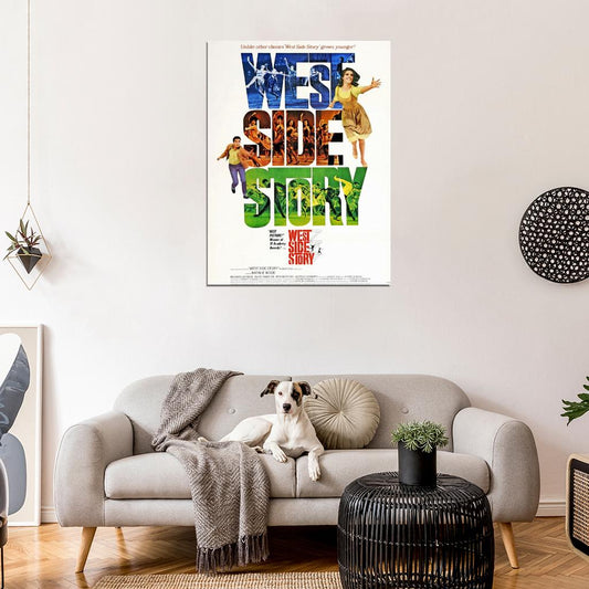 West Side Story 1961 Classic Movie Vintage Wall Art Print Poster
