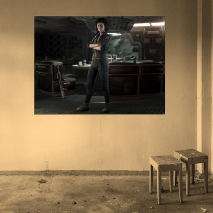Alien Isolation Ellen Ripley Video Game Wall Art Print Poster