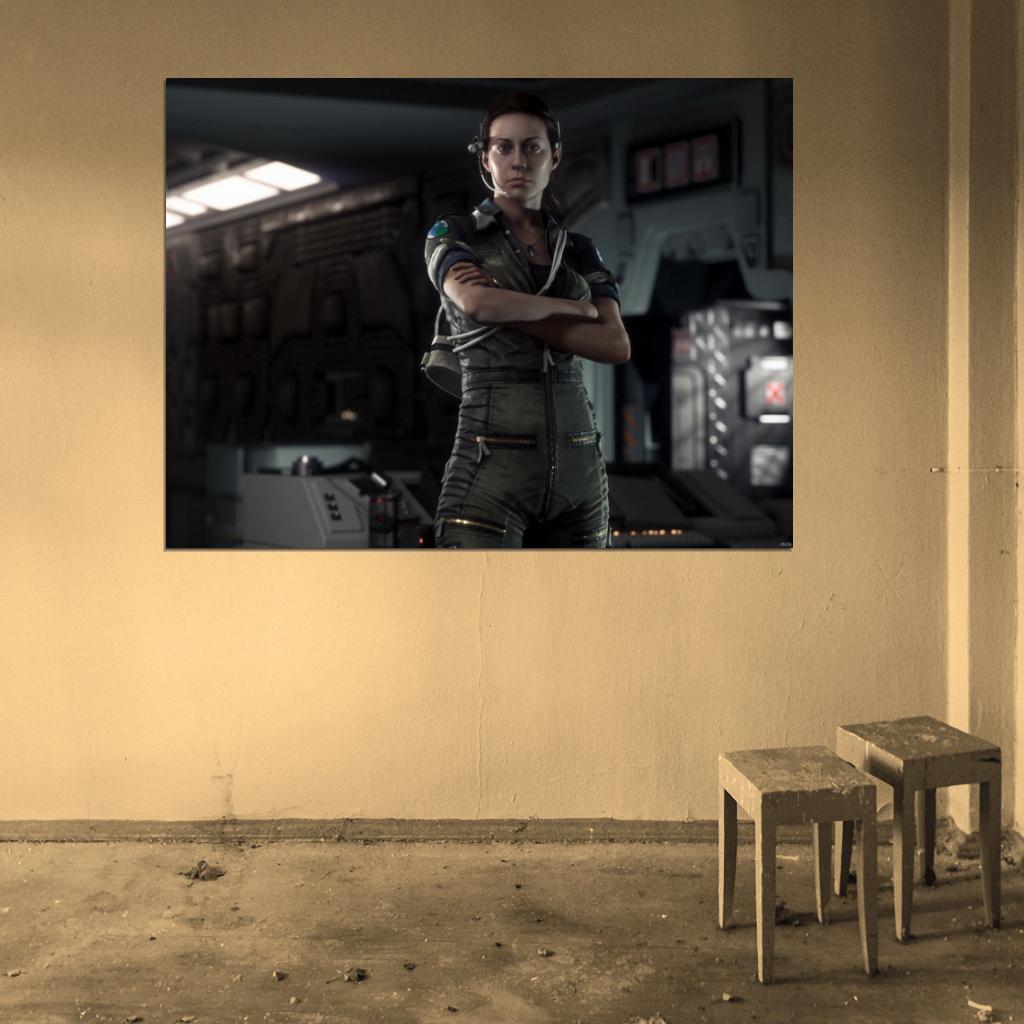 Alien Isolation Amanda Ripley Video Game Wall Art Print Poster