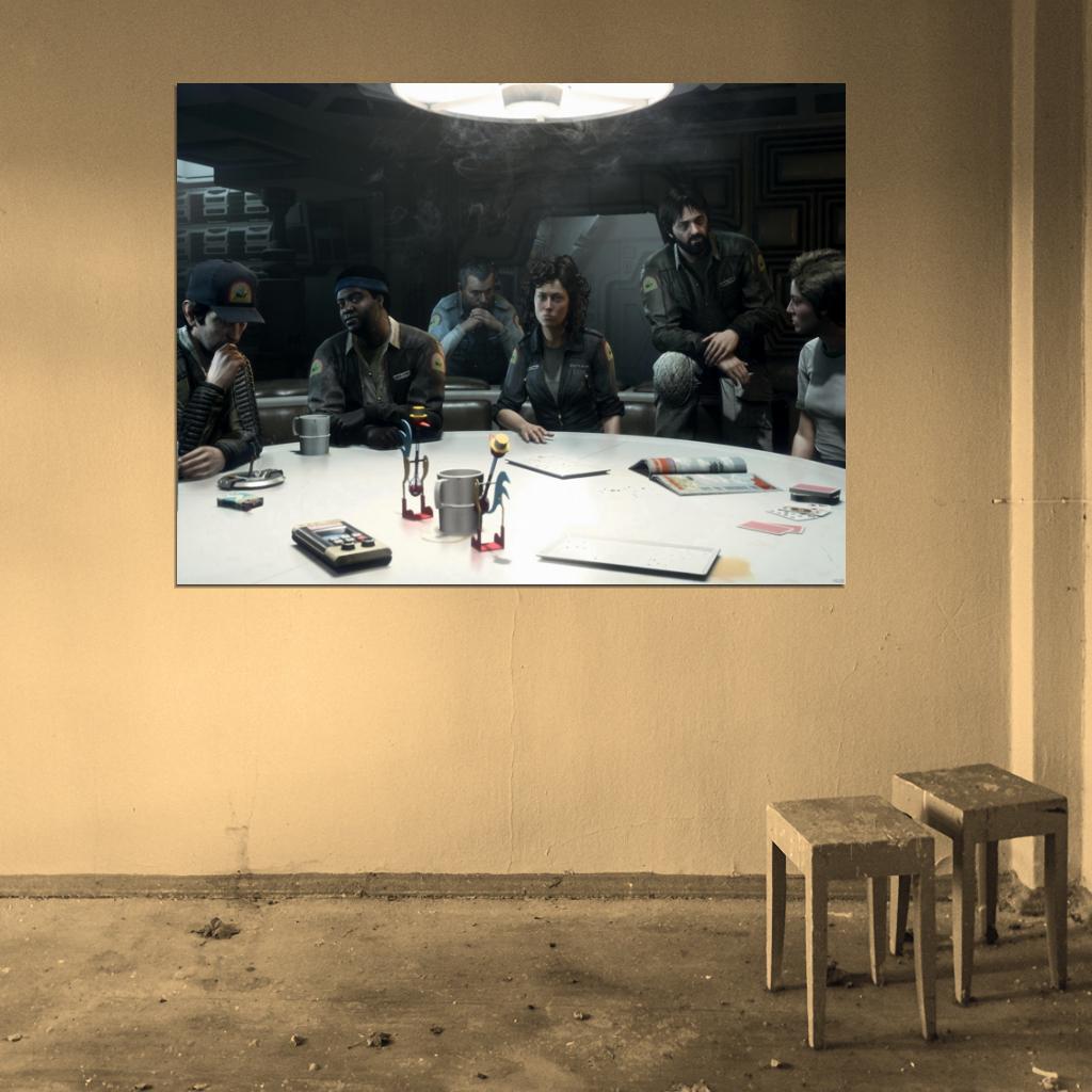 Alien Isolation Characters Video Game Wall Art Print Poster