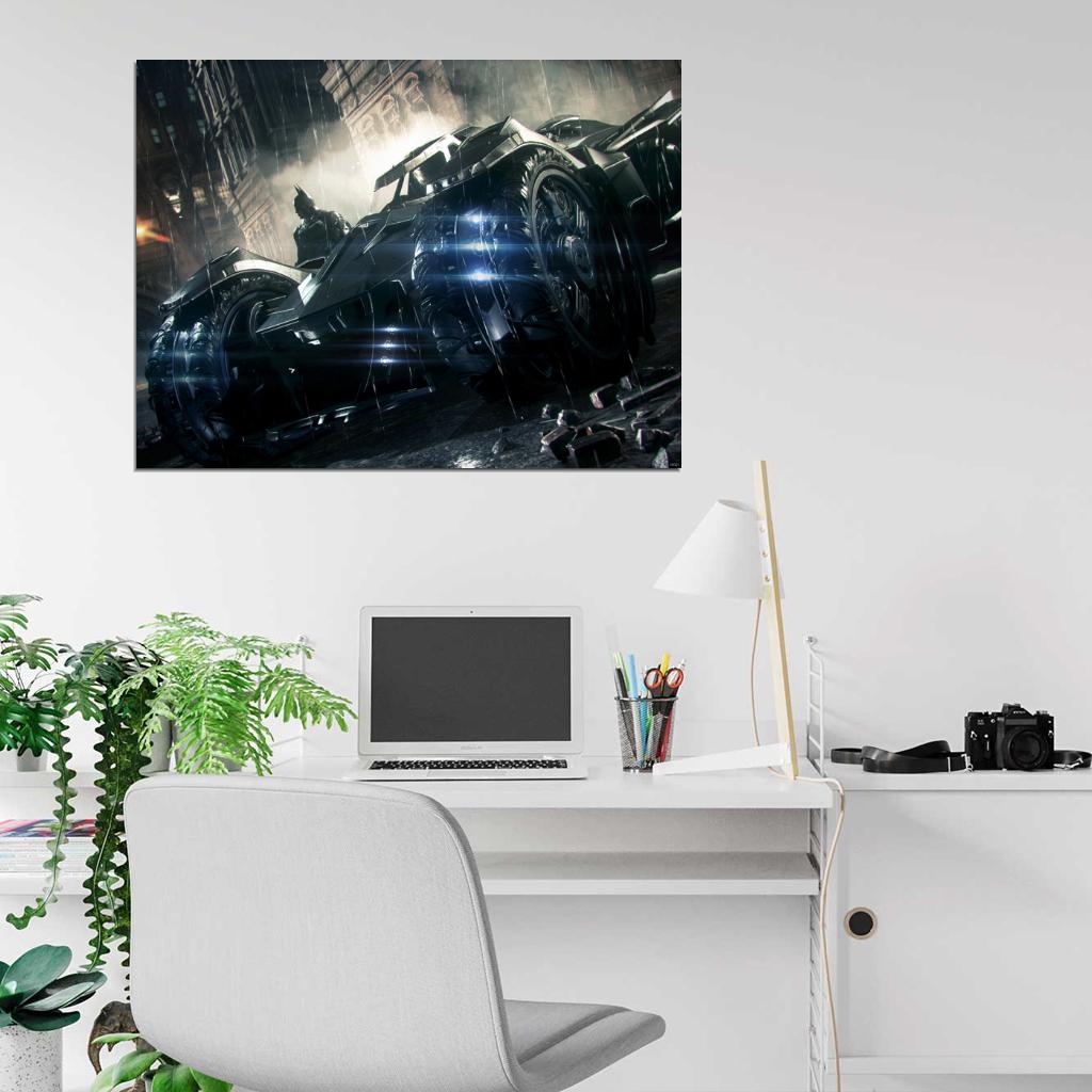 Batman Arkham Knight Batmobile Video Game Wall Art Print Poster
