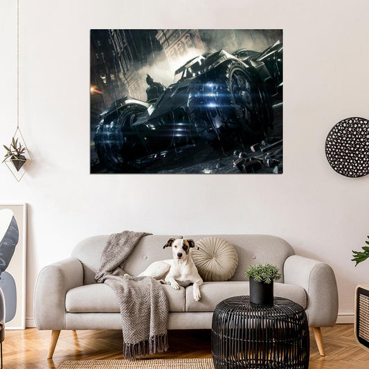 Batman Arkham Knight Batmobile Video Game Wall Art Print Poster