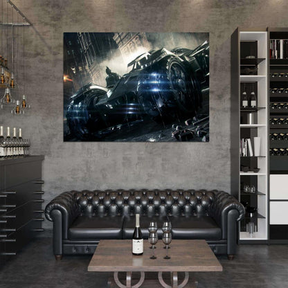 Batman Arkham Knight Batmobile Video Game Wall Art Print Poster