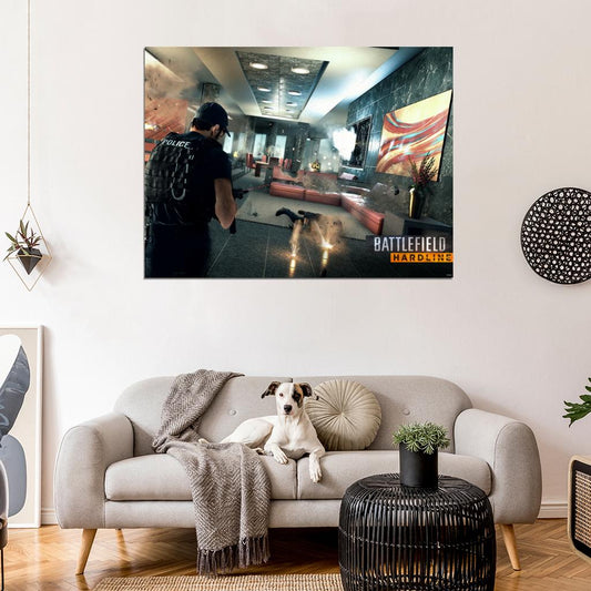 Battlefield Hardline Video Game Wall Art Print Poster