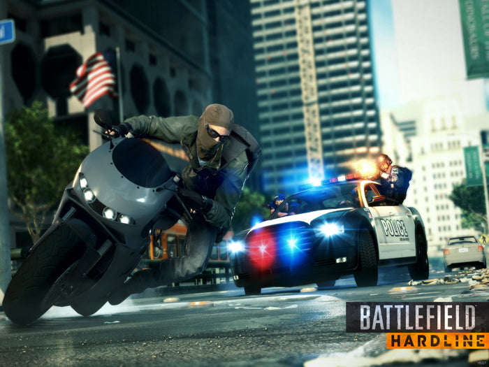 Battlefield Hardline Chase Video Game Wall Art Print Poster