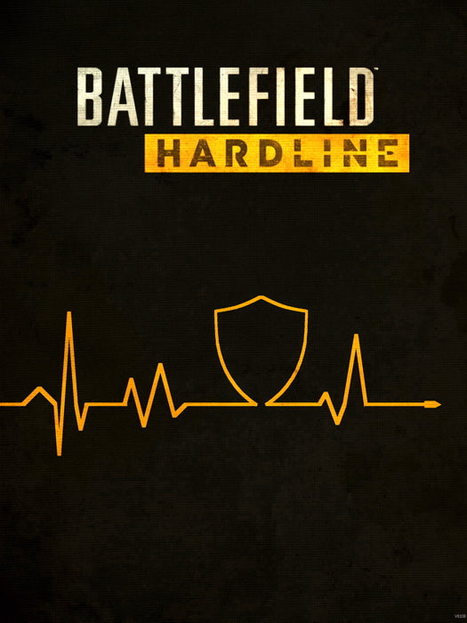 Battlefield Hardline Video Game Wall Art Print Poster