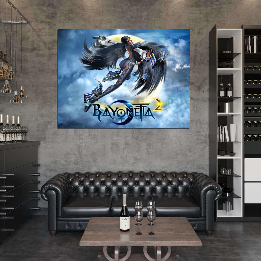 Bayonetta 2 Video Game Wall Art Print Poster