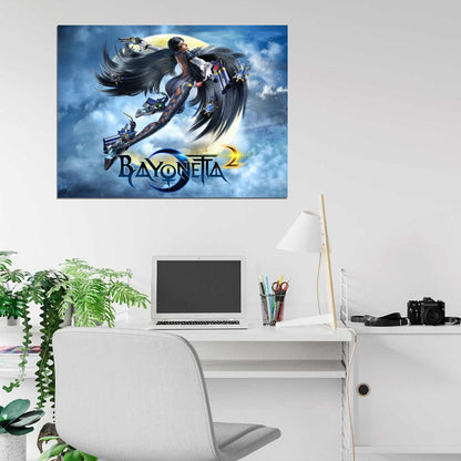 Bayonetta 2 Video Game Wall Art Print Poster