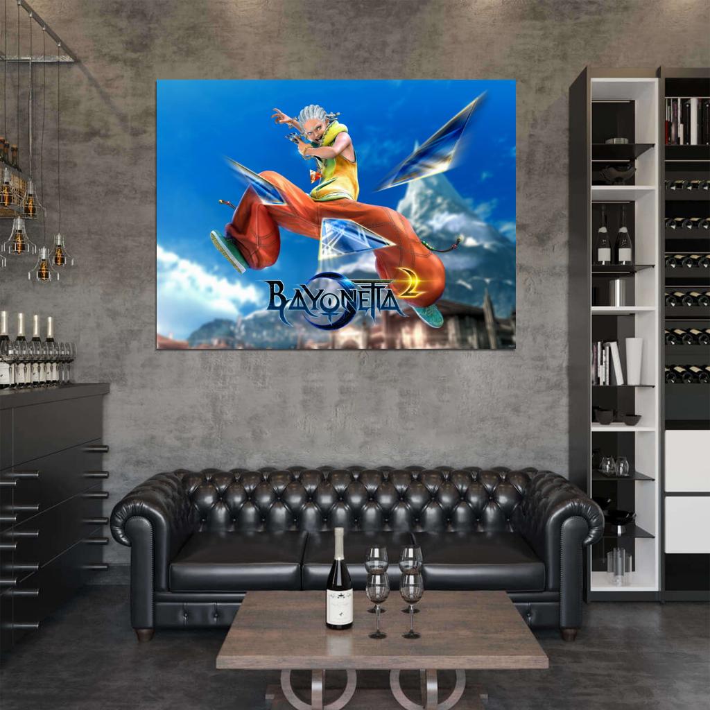 Bayonetta 2 Video Game Wall Art Print Poster