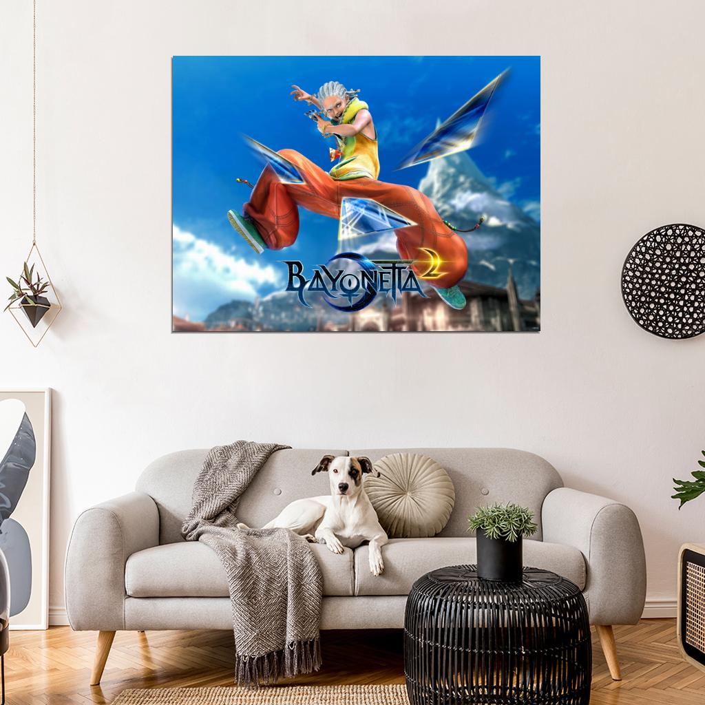 Bayonetta 2 Video Game Wall Art Print Poster