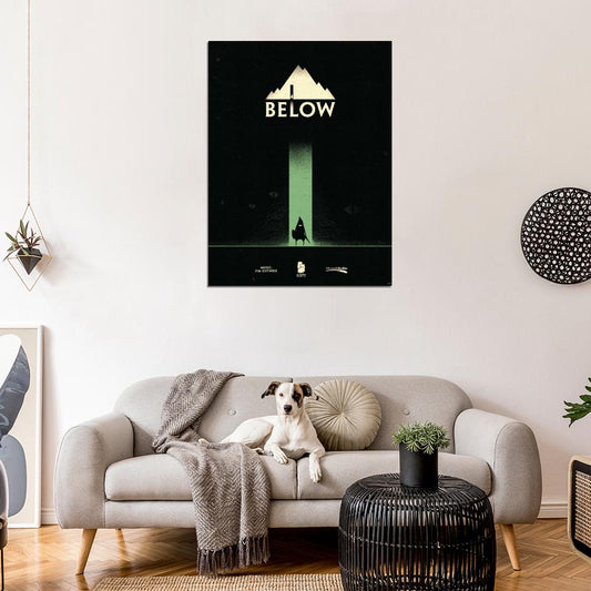 Below Video Game Wall Art Print Poster