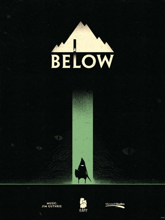 Below Video Game Wall Art Print Poster