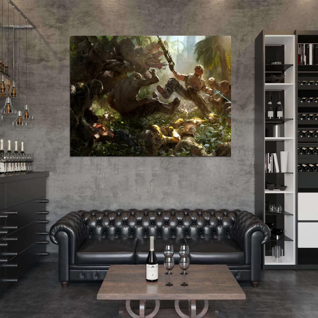 Bulletstorm Painting Art Video Game Wall Art Print Poster