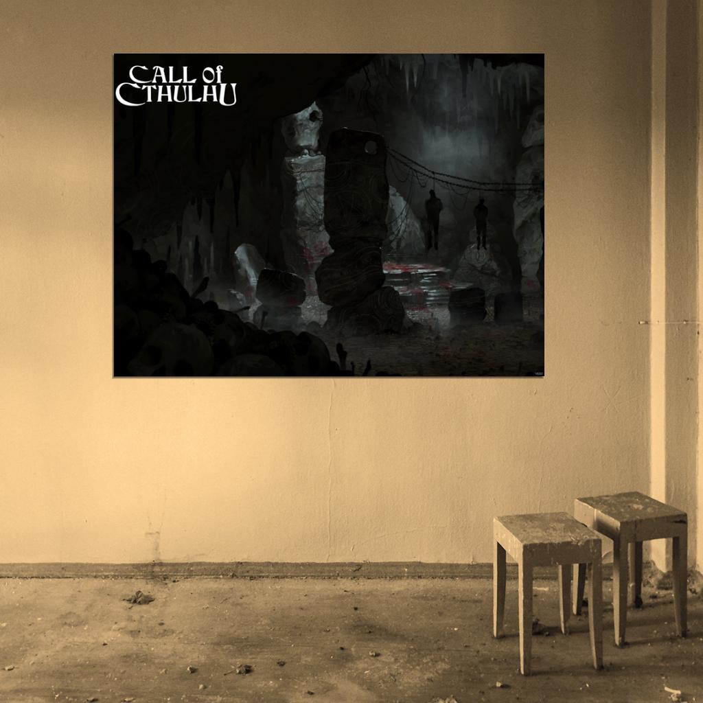 Call of Cthulhu Awesome Video Game Wall Art Print Poster