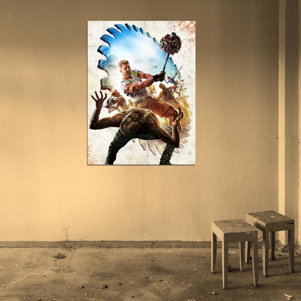 Dead Island 2 Zombie Video Game Wall Art Print Poster
