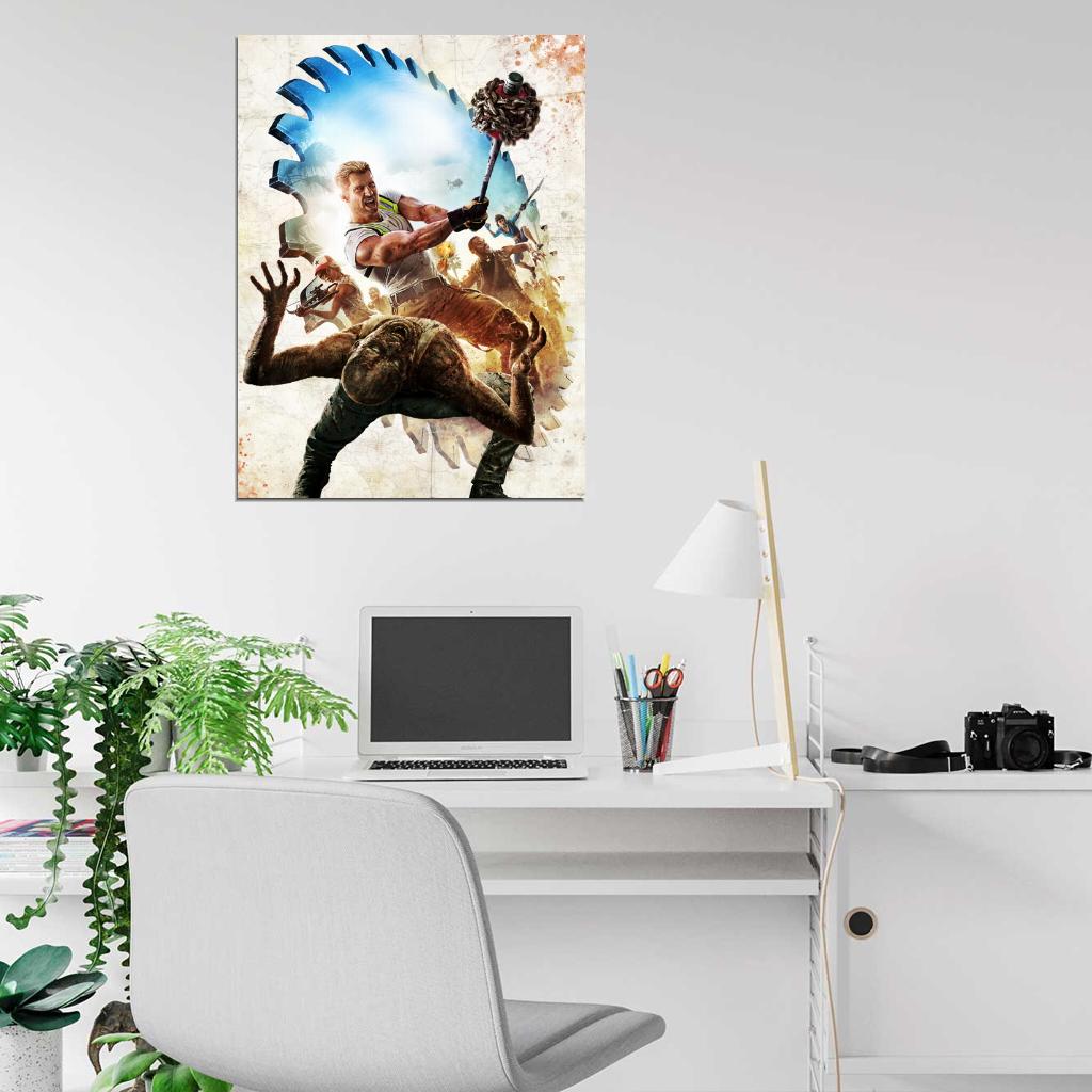 Dead Island 2 Zombie Video Game Wall Art Print Poster