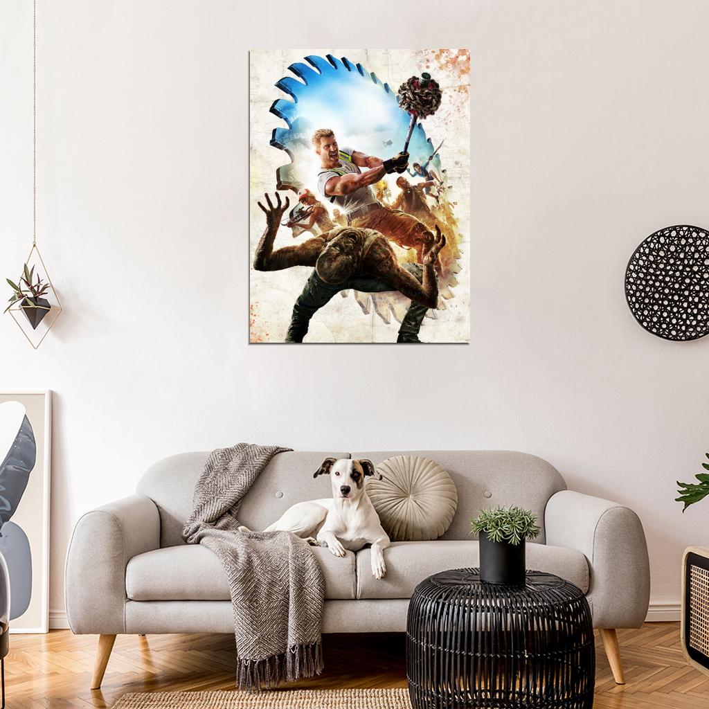 Dead Island 2 Zombie Video Game Wall Art Print Poster