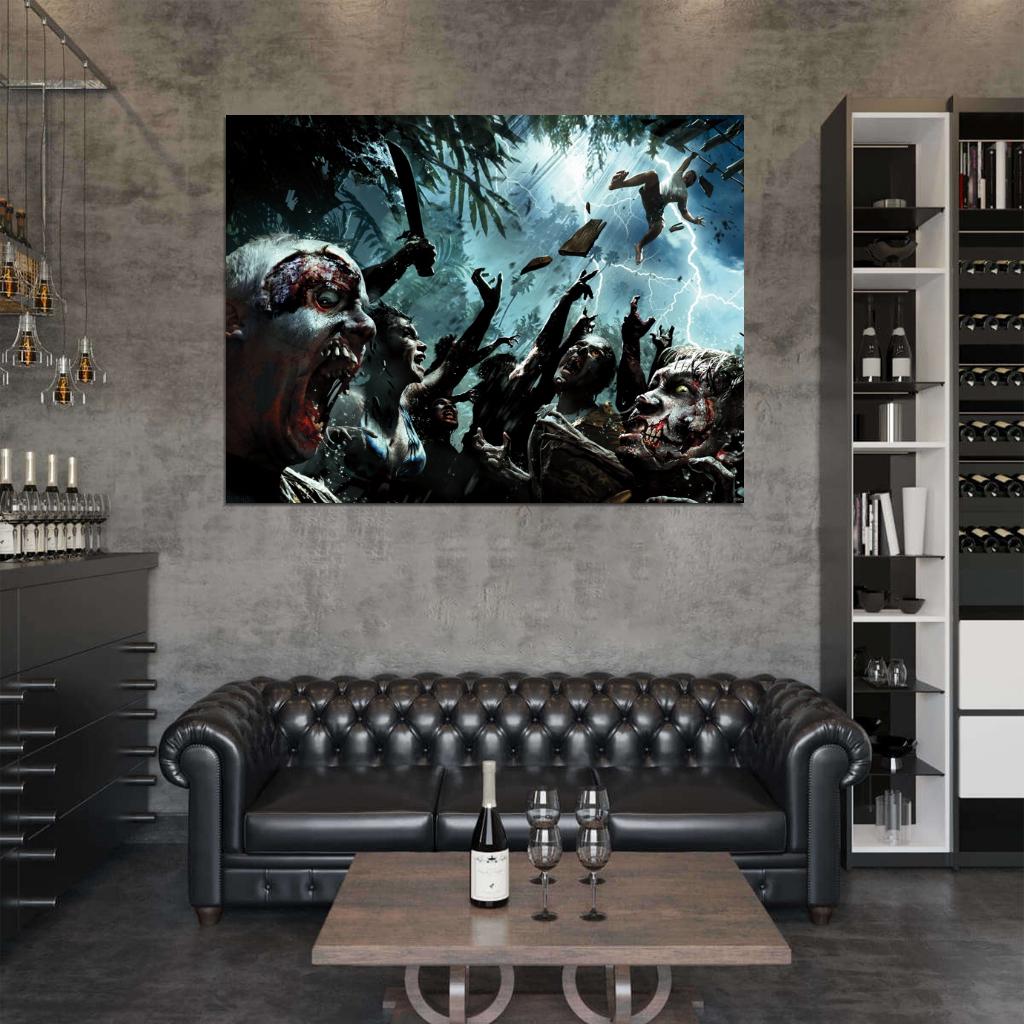 Dead Island Zombies Horror Video Game Wall Art Print Poster