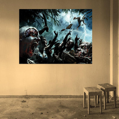 Dead Island Zombies Horror Video Game Wall Art Print Poster
