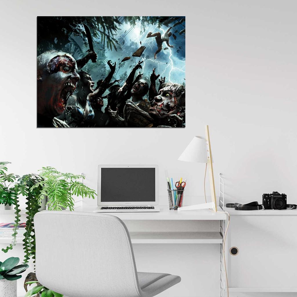 Dead Island Zombies Horror Video Game Wall Art Print Poster