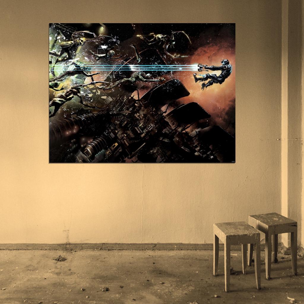 Dead Space Isaac Clarke Awesome Video Game Art Wall Art Print Poster