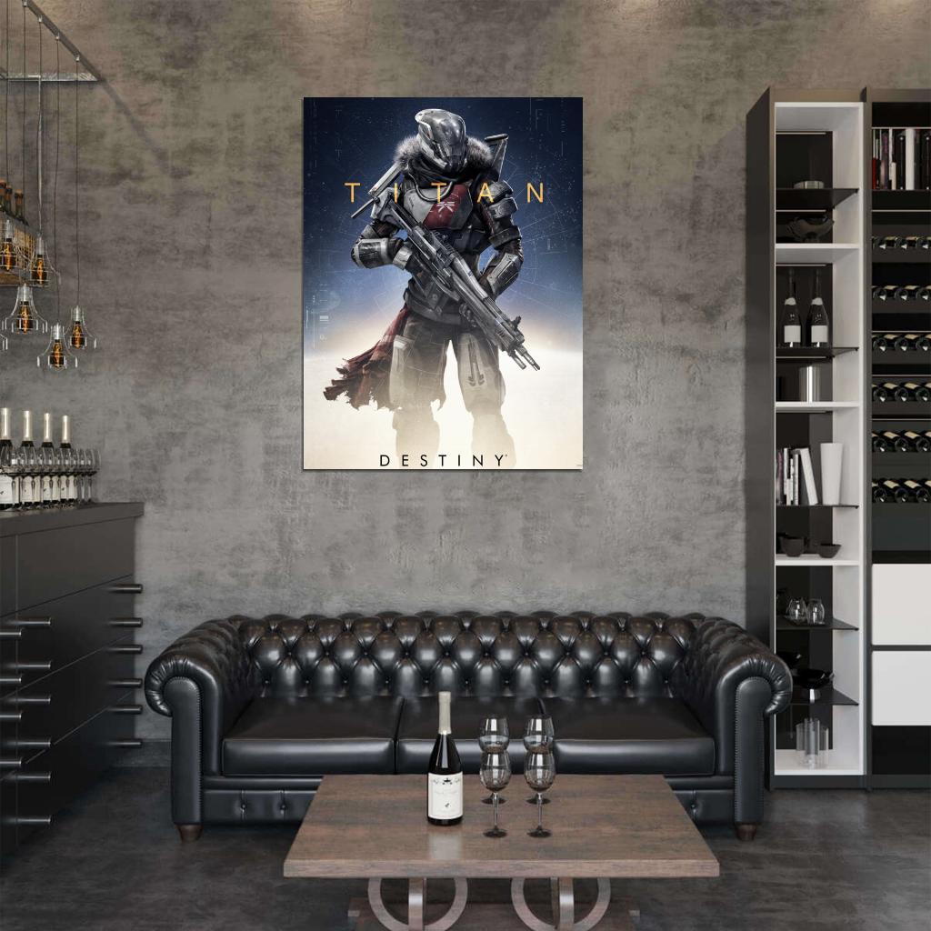 Destiny Titan Video Game Wall Art Print Poster