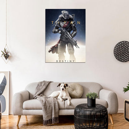 Destiny Titan Video Game Wall Art Print Poster