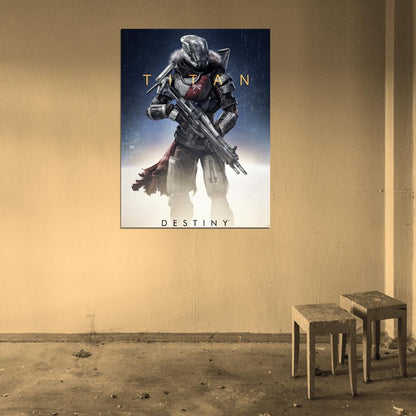 Destiny Titan Video Game Wall Art Print Poster