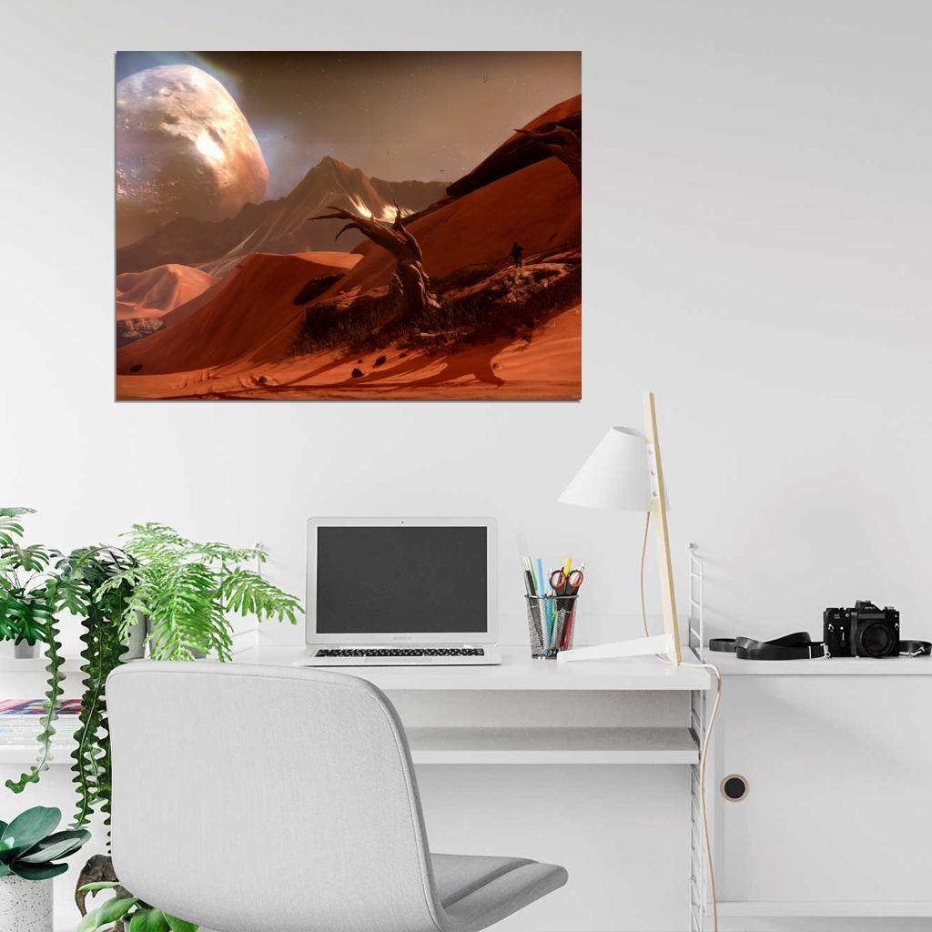 Destiny Mars Video Game Art Wall Art Print Poster