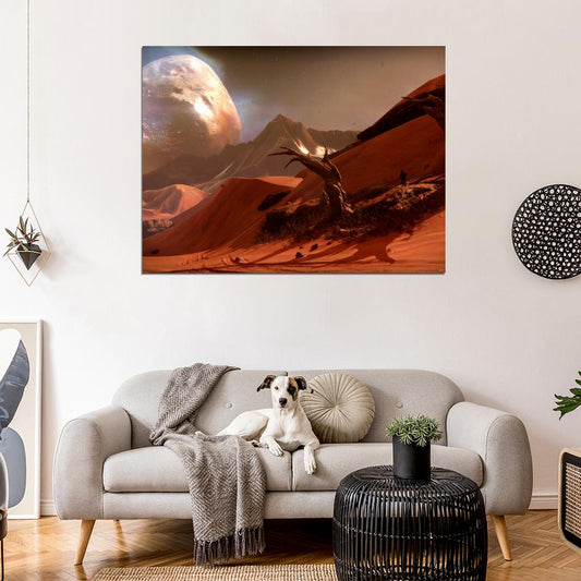 Destiny Mars Video Game Art Wall Art Print Poster