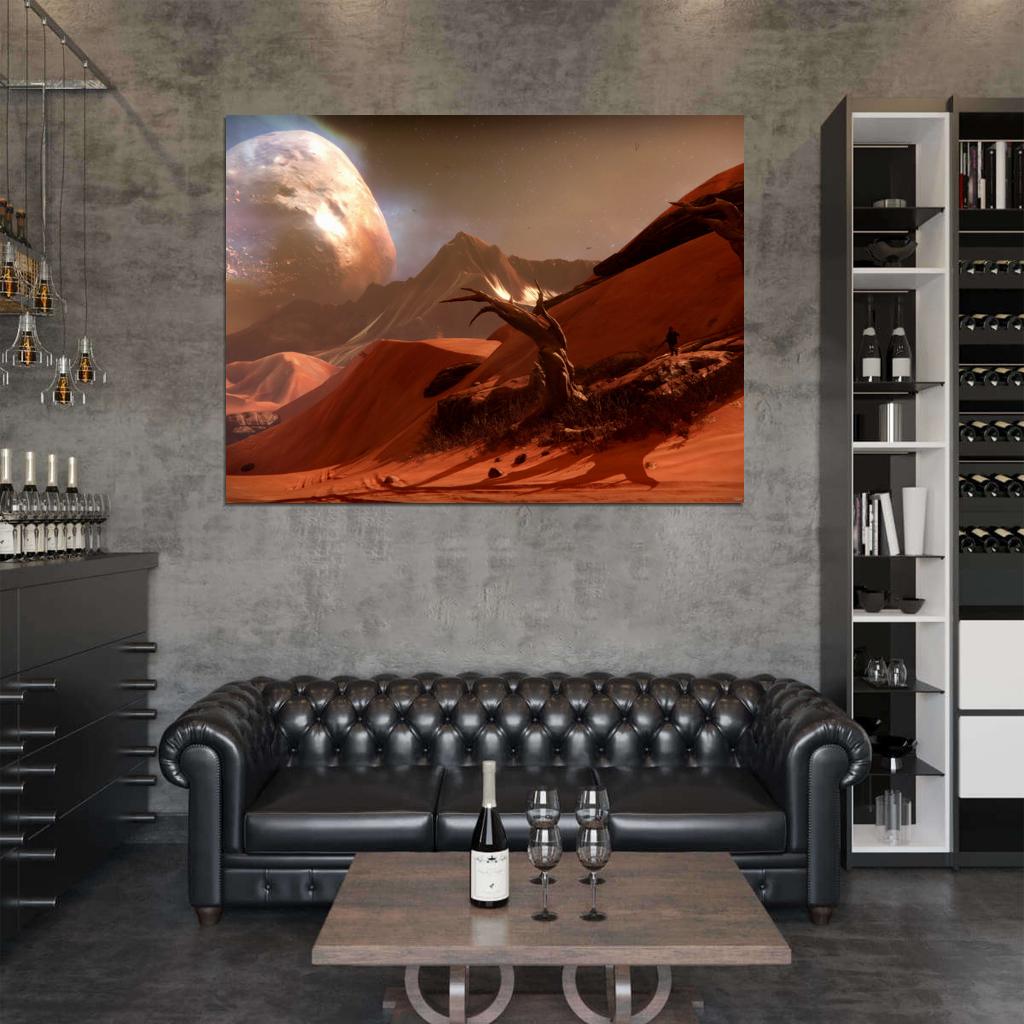 Destiny Mars Video Game Art Wall Art Print Poster