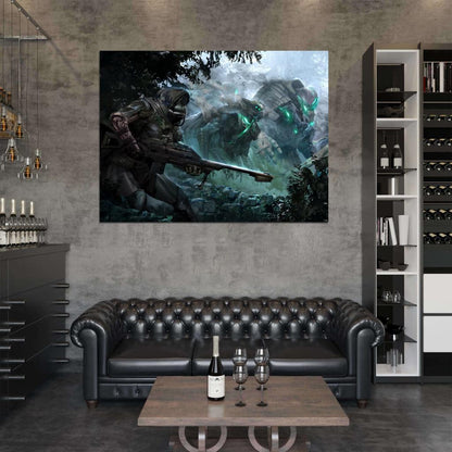 Destiny Cabal The Fallen Video Game Art Wall Art Print Poster