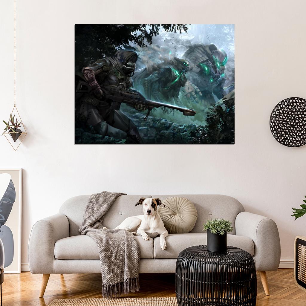 Destiny Cabal The Fallen Video Game Art Wall Art Print Poster