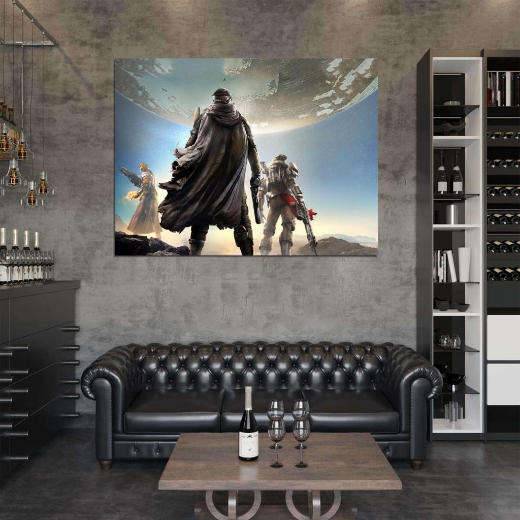 Destiny Characters Awesome Game Art Wall Art Print Poster