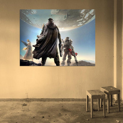 Destiny Characters Awesome Game Art Wall Art Print Poster