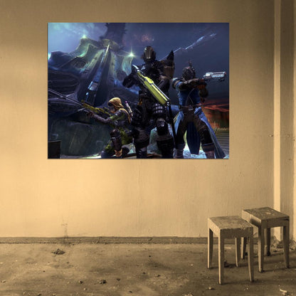Destiny Cosmodrome Characters Video Game Wall Art Print Poster