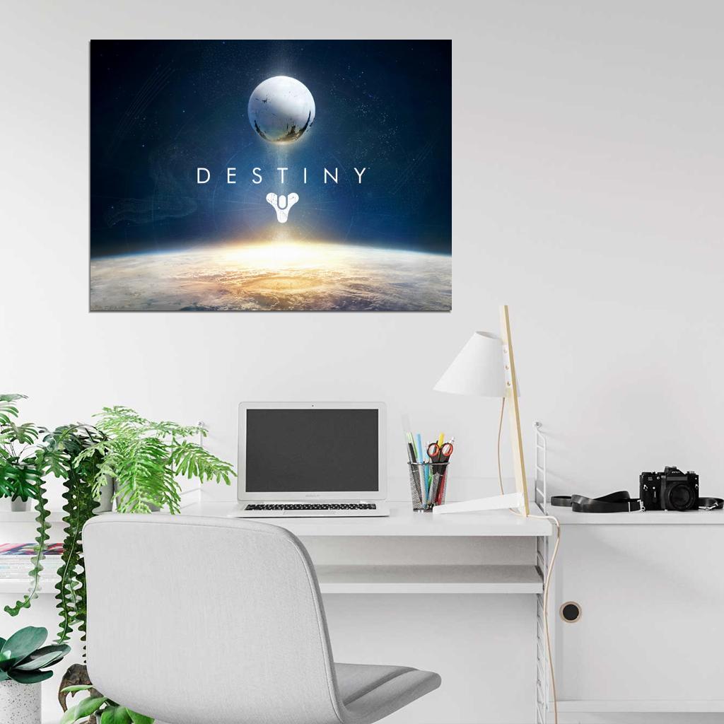 Destiny Space Planet Video Game Wall Art Print Poster