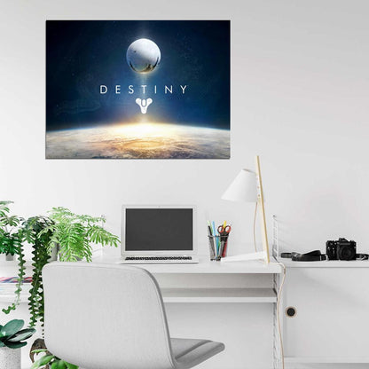 Destiny Space Planet Video Game Wall Art Print Poster