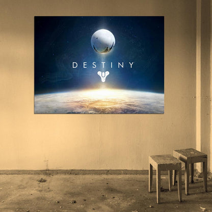 Destiny Space Planet Video Game Wall Art Print Poster