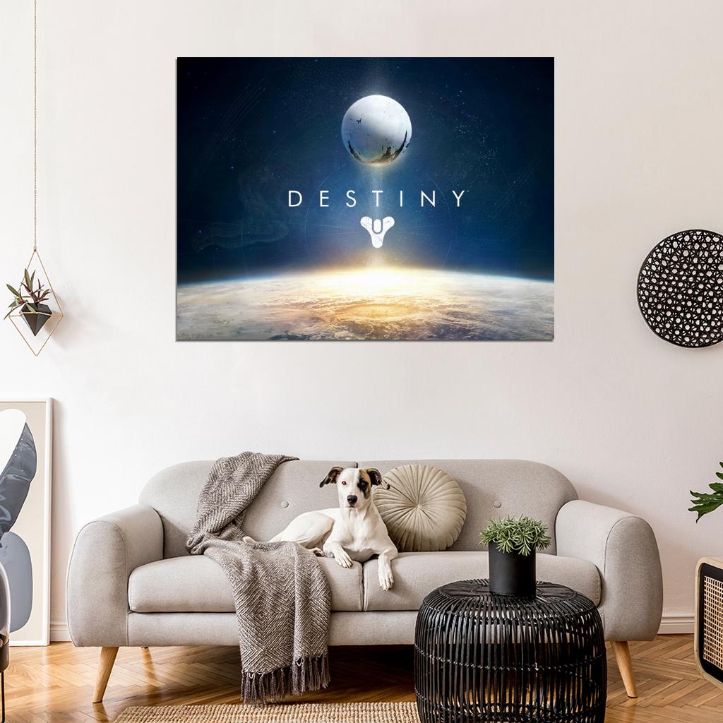 Destiny Space Planet Video Game Wall Art Print Poster