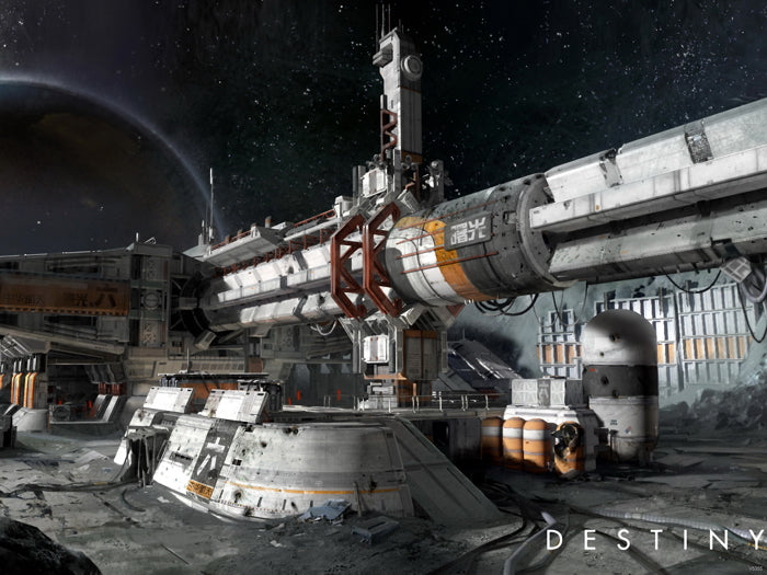 Destiny Moon Base Video Game Wall Art Print Poster