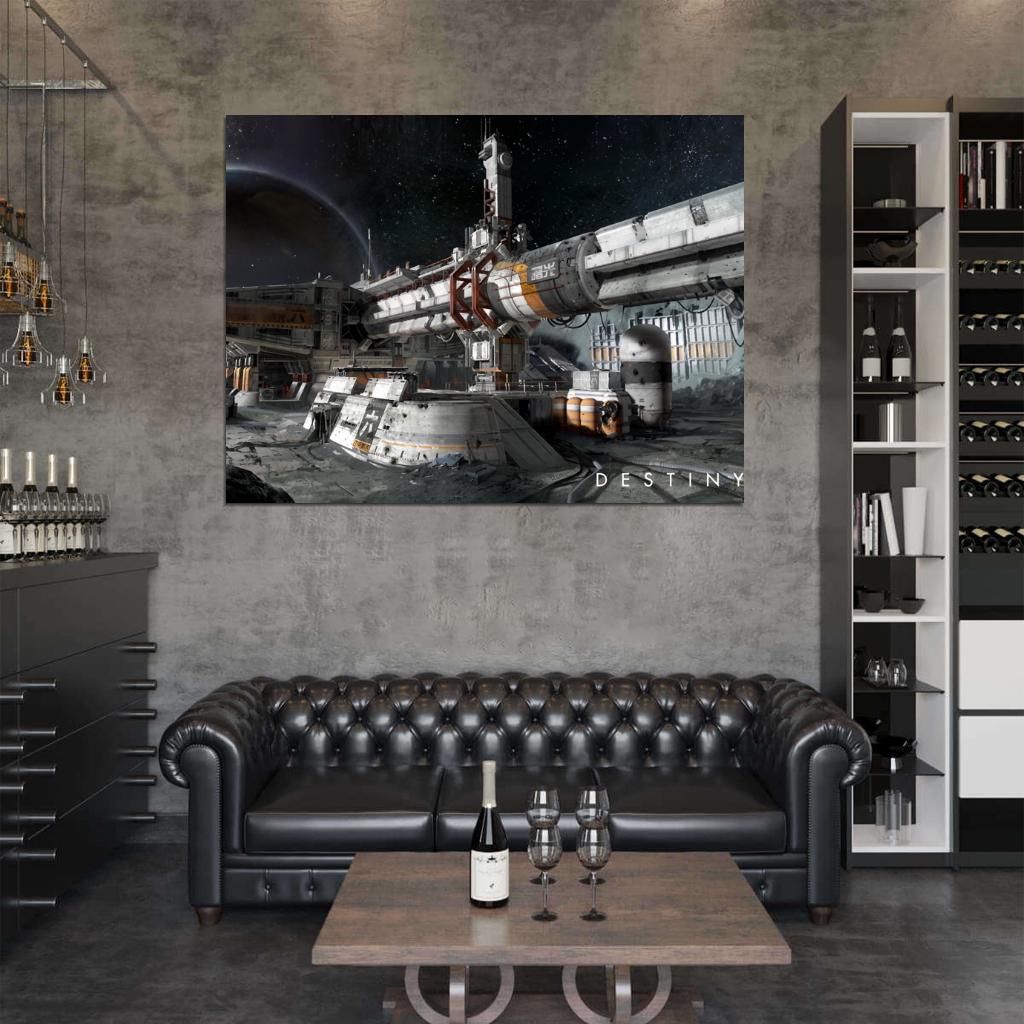 Destiny Moon Base Video Game Wall Art Print Poster